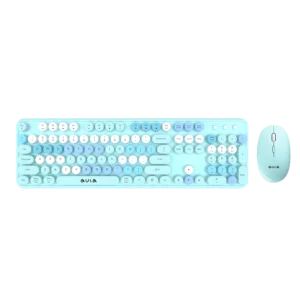 Refurbished Aula AC306 Type2 Wireless Colorful Keyboard Combo | Blue (R-AC306U2)