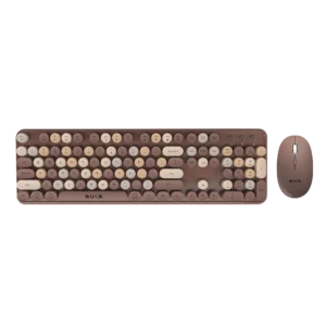 Aula AC306 Type2 Wireless Multiple Colorful Gaming Keyboard and Mouse Combo | Brown (AC306Br2)