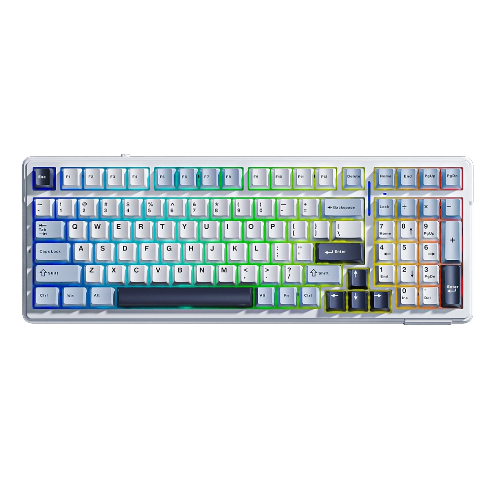 AULA F99 3 in 1 Hot Swappable RGB Wireless Mechanical Gaming Keyboard