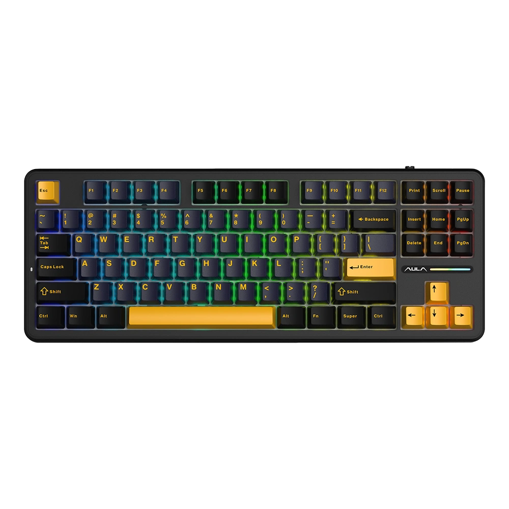 AULA F87 Wireless RGB Tri Mode 2.4GHz/Type-C/BT Mechanical Gaming Keyboard