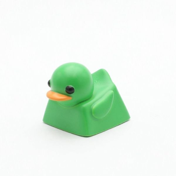 Green Quack – Artisan Keycap For Your Cute Keyboards (Duck Edition)