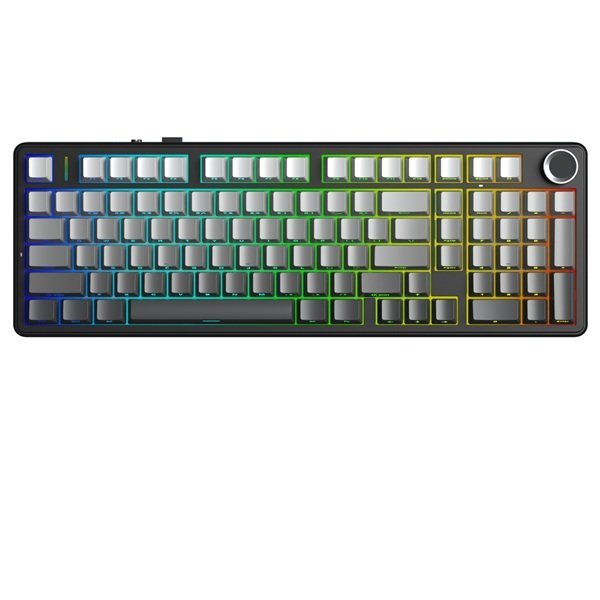 Refurbished Aula F99Pro Three Mode Mechanical Gaming Keyboard With Knob | Gradient Gray, Nimbus Switch (R-F99ProGrN)