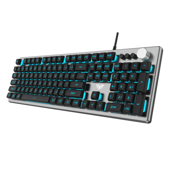 AULA F2028 Wired USB Membrane Gaming Keyboard Black