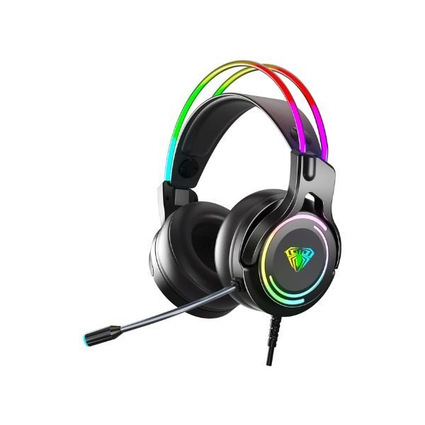Refurbished Aula S506 Wired Gaming Headset | Black, On the Ear | (R-S506B)