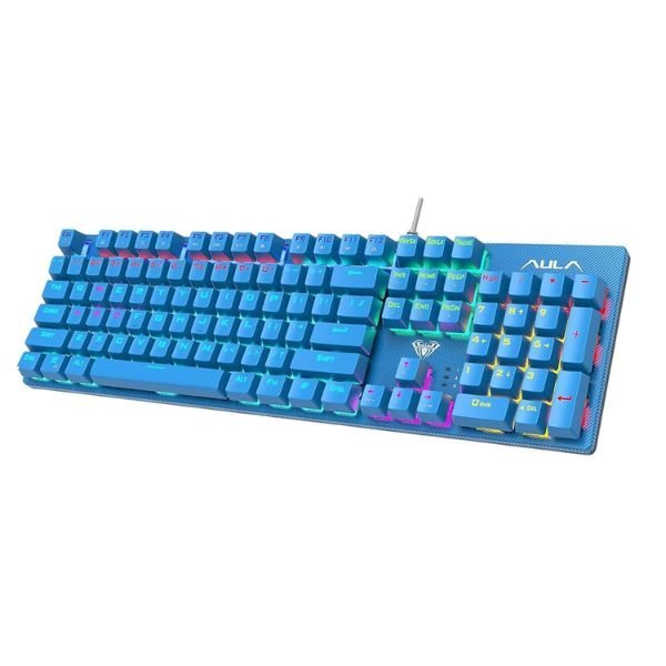 Refurbished AULA S2022U Wired Mechanical Gaming Keyboard | Blue, Blue Switch (R-S2022U)