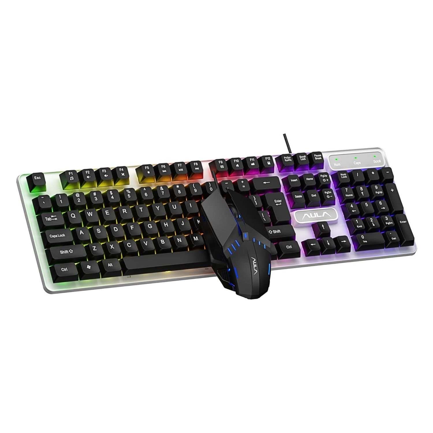 Aula F3061 Membrane Gaming Keyboard & Mouse Combo | Black (F3061Combo)