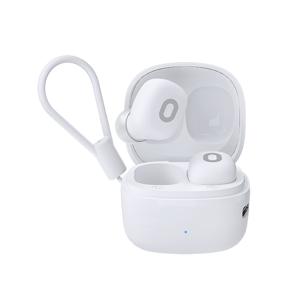 Aula AL106 Earbuds, 30H Playtime, Type C Charging, Mini TWS Bluetooth Headset (White, True Wireless)