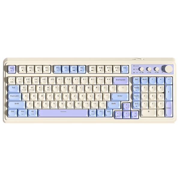 Aula S99 3 in 1 Membrane Gaming Keyboard | Smoke Blue (S99UCPr)