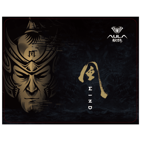 AULA MP-W Gaming Mouse Pad 300x250x2mm | Non-Slip Rubber Base (Black)